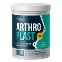 Vertera Arthroplast Plasma Technology АРТРОПЛАСТ Гел Плазма Технология -Здравословно хранене, допълнителен източник на хондроитина сулфат и глюкозамин за физическа активност.
